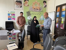 تقدیر از خانه مشارکت مردم در سلامت فراهان‎