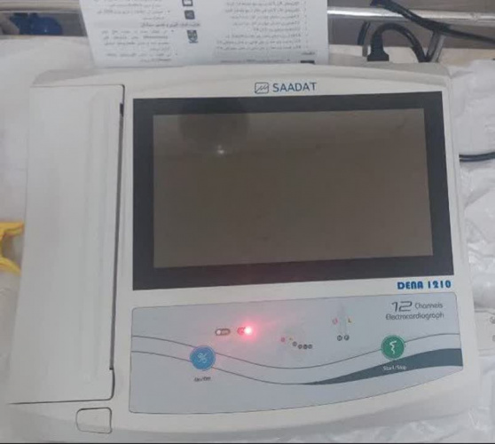 اهدای یک دستگاه نوار قلب (ECG) به مرکز خدمات جامع سلامت نهرمیان