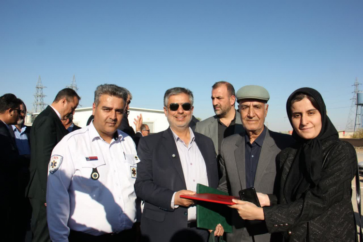 برگزاری آیین کلنگ‌زنی احداث پایگاه خیرساز اورژانس زنده یاد شیرین سادات محمدی